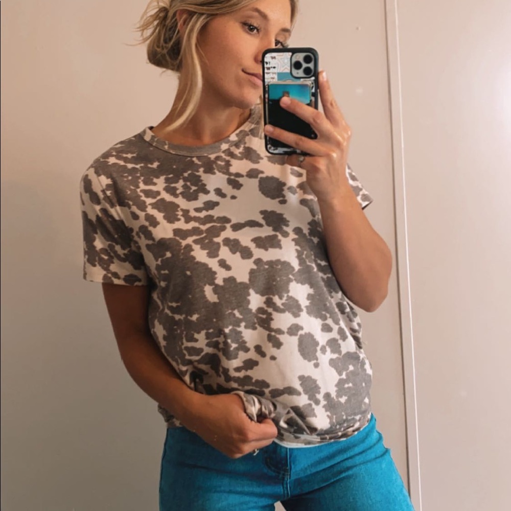 Cow hide soft tee